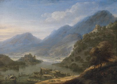 Idealized Rhineland Landscape by Jan Griffier I